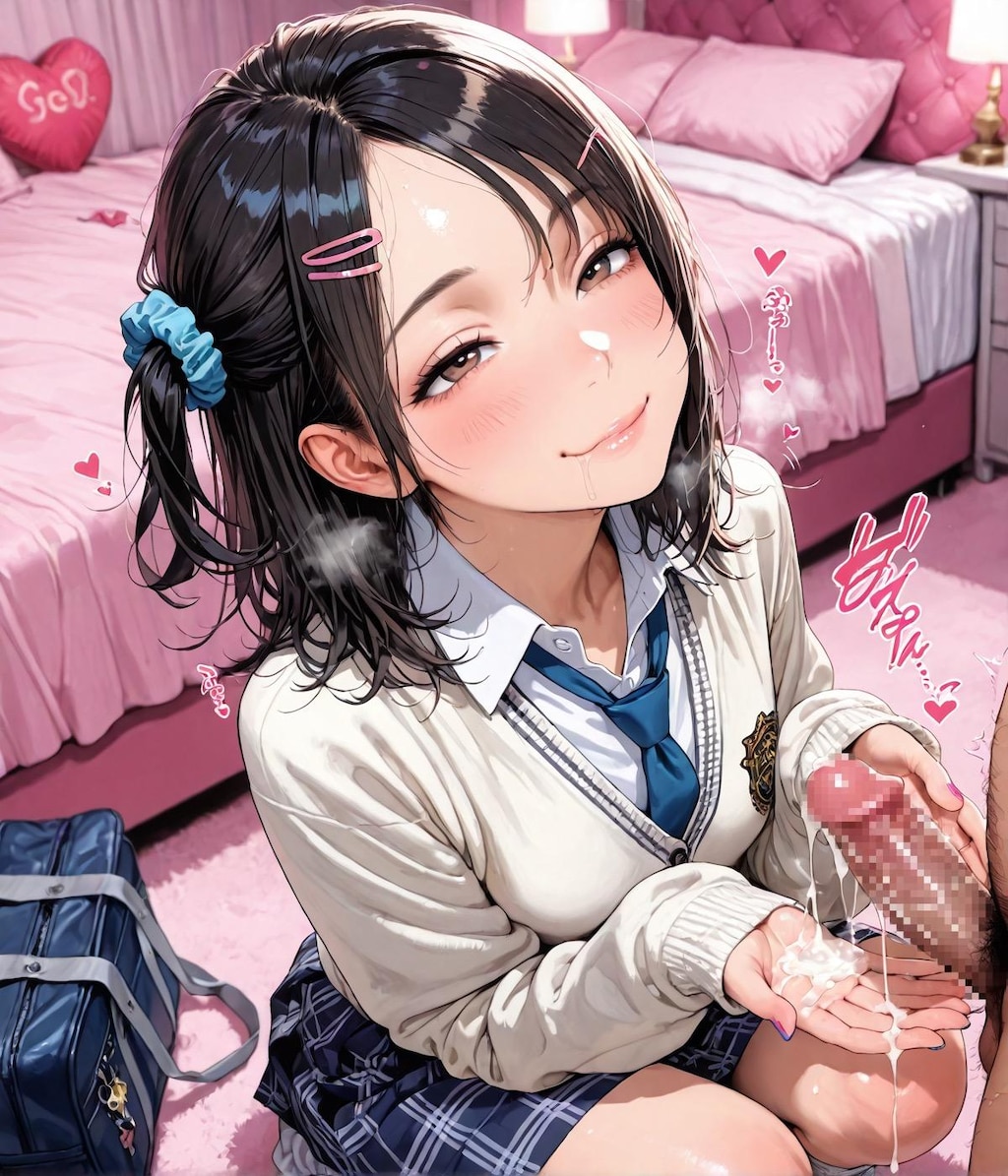 メスガキ白ギャルJKとの対決💕