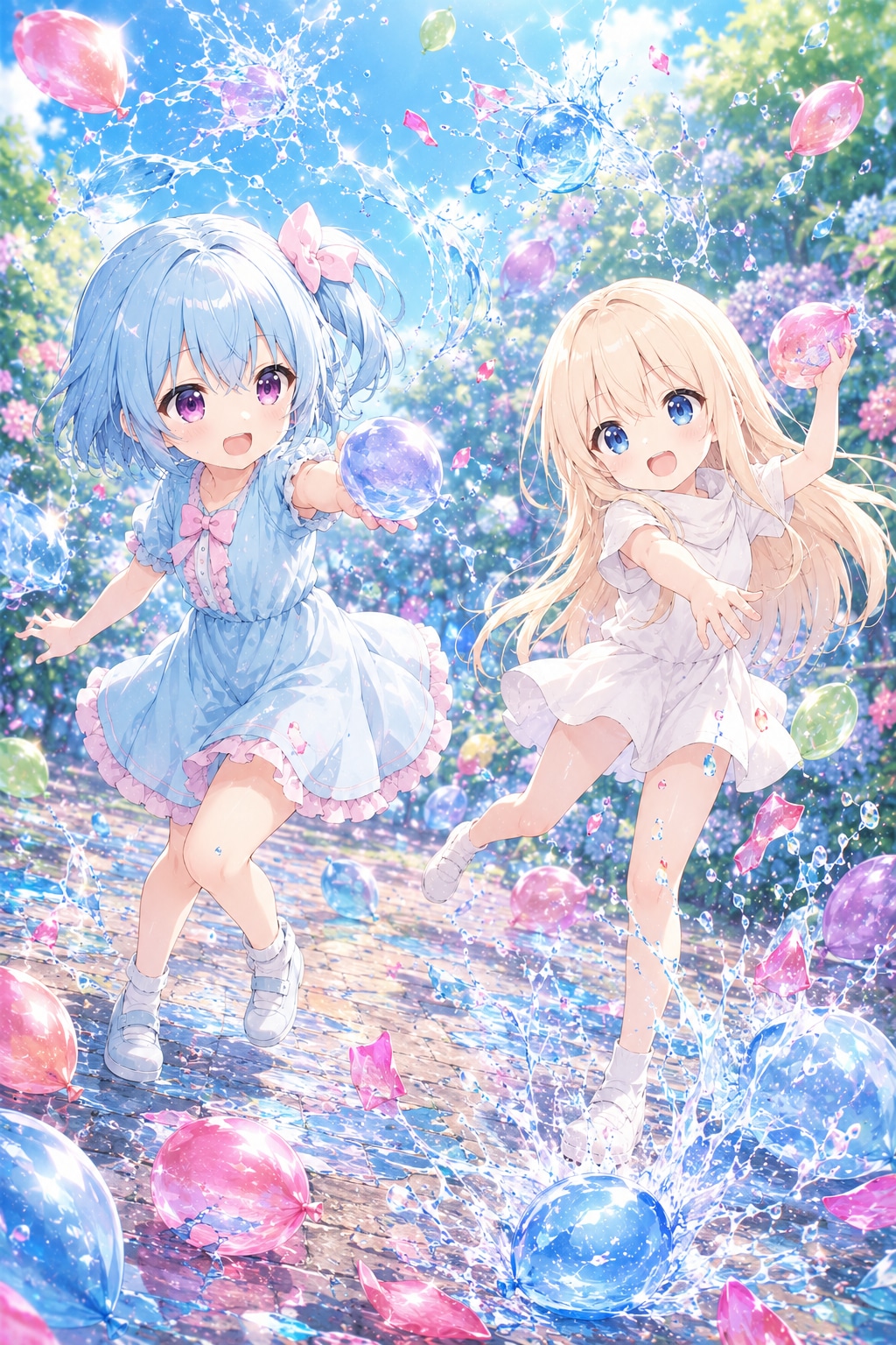 水風船遊び💦🎈