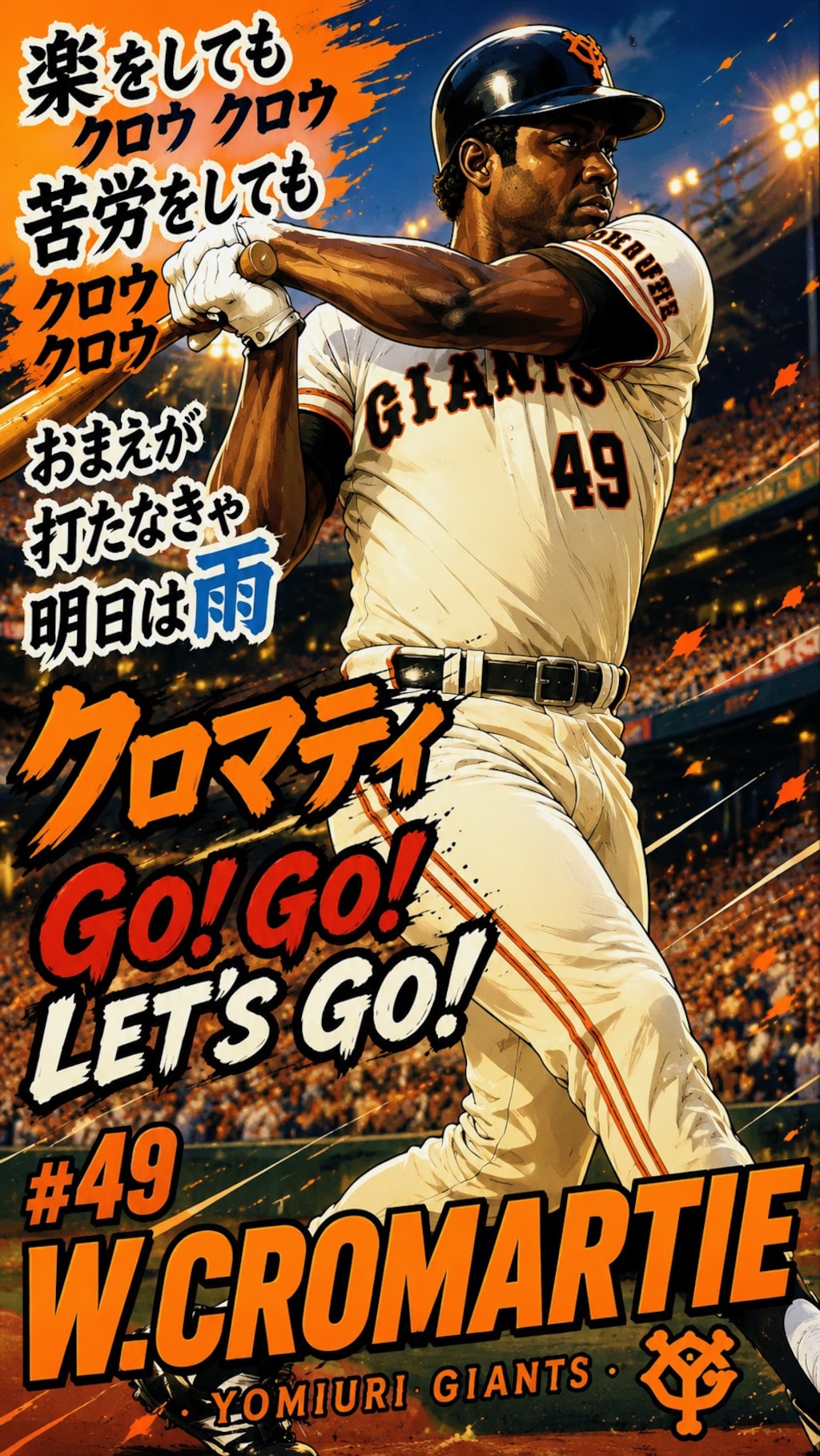 最強助っ人列伝02#49.W.クロマティ【読売ジャイアンツ】