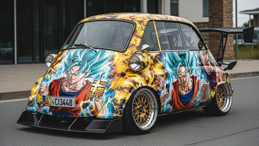 イセッタドラゴンボール痛車
