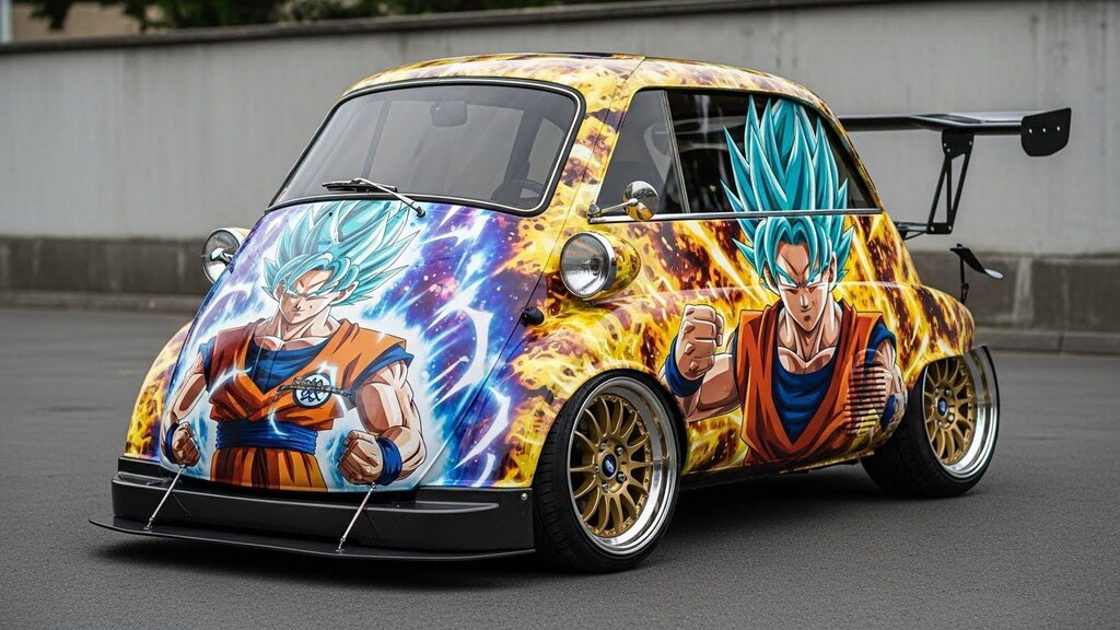 イセッタドラゴンボール痛車