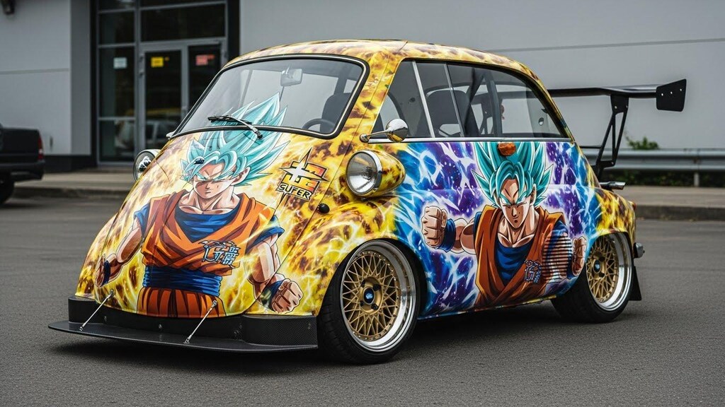 イセッタドラゴンボール痛車