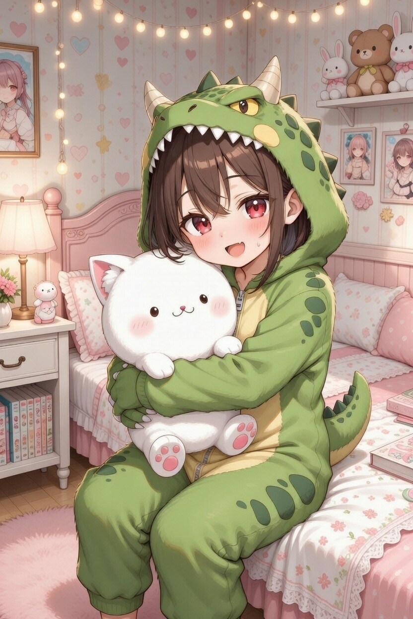 怪獣コスプレみう