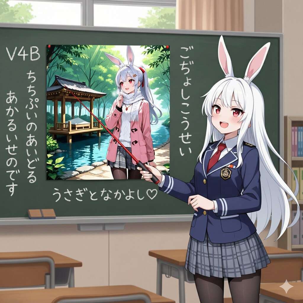 マルチビタミンさまのみみちゃんを紹介するうさぎちゃん！！