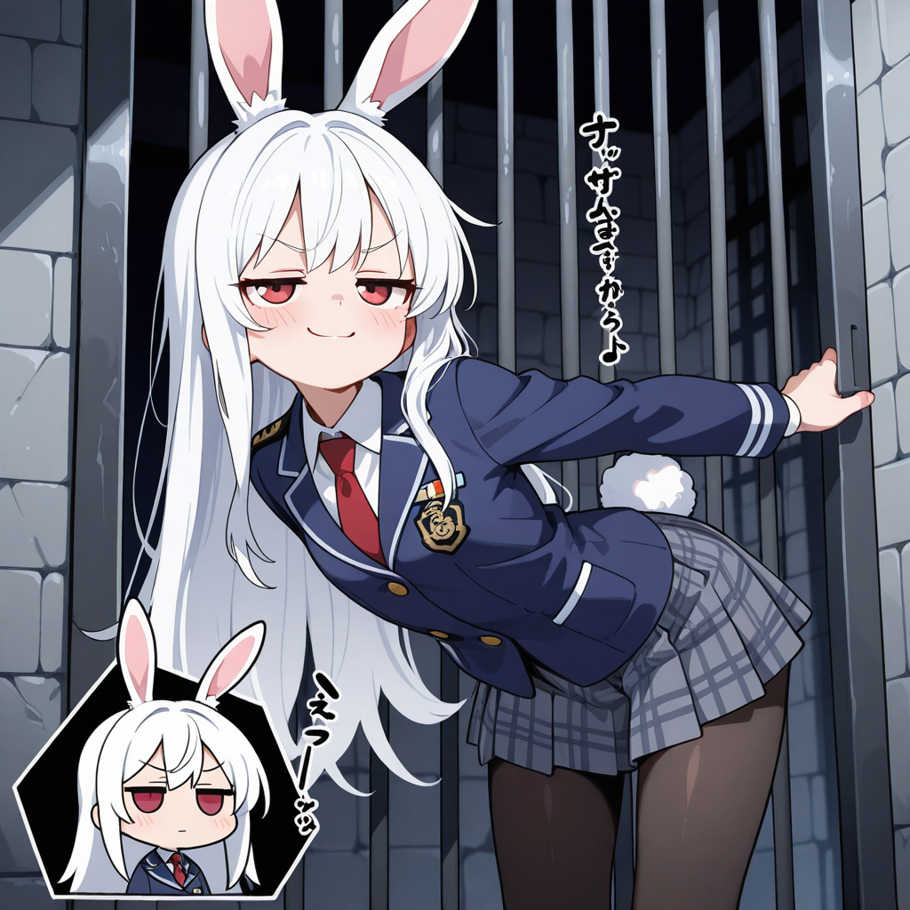 マルチビタミンさまのみみちゃんを紹介するうさぎちゃん！！