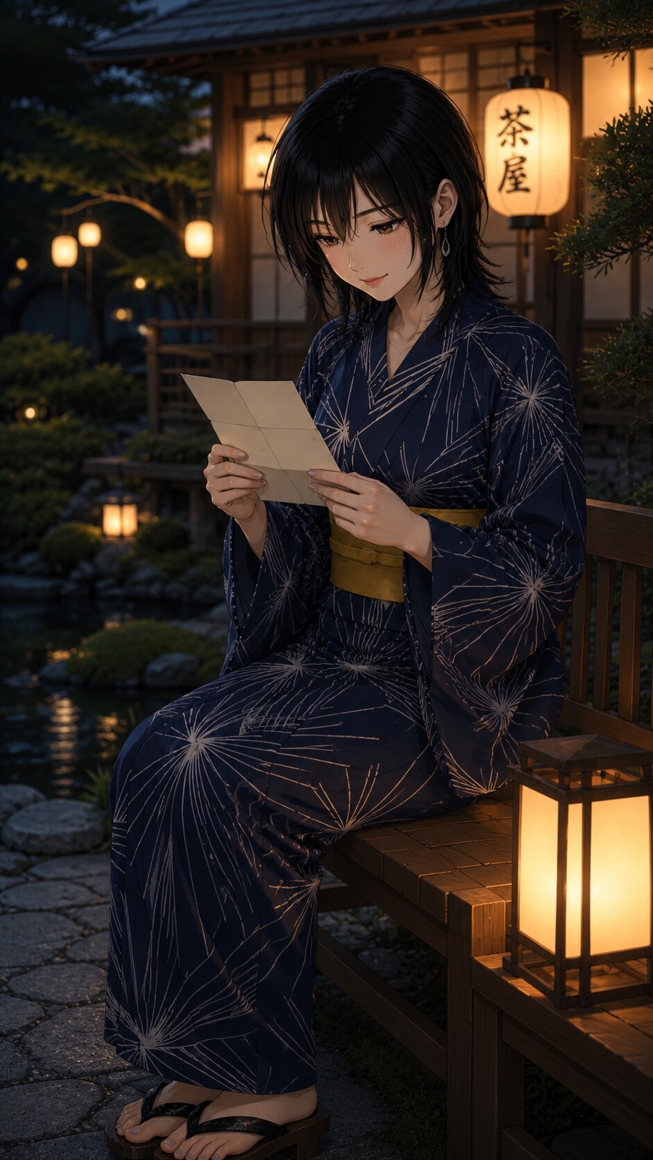手紙を読むウルフちゃん✉️