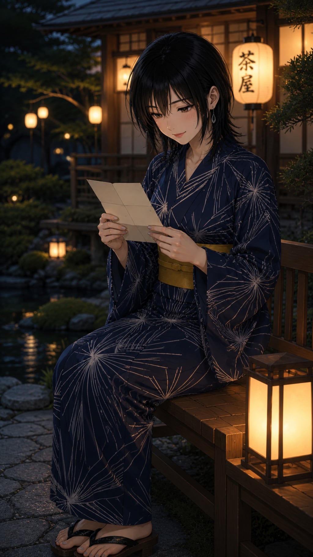 手紙を読むウルフちゃん✉️