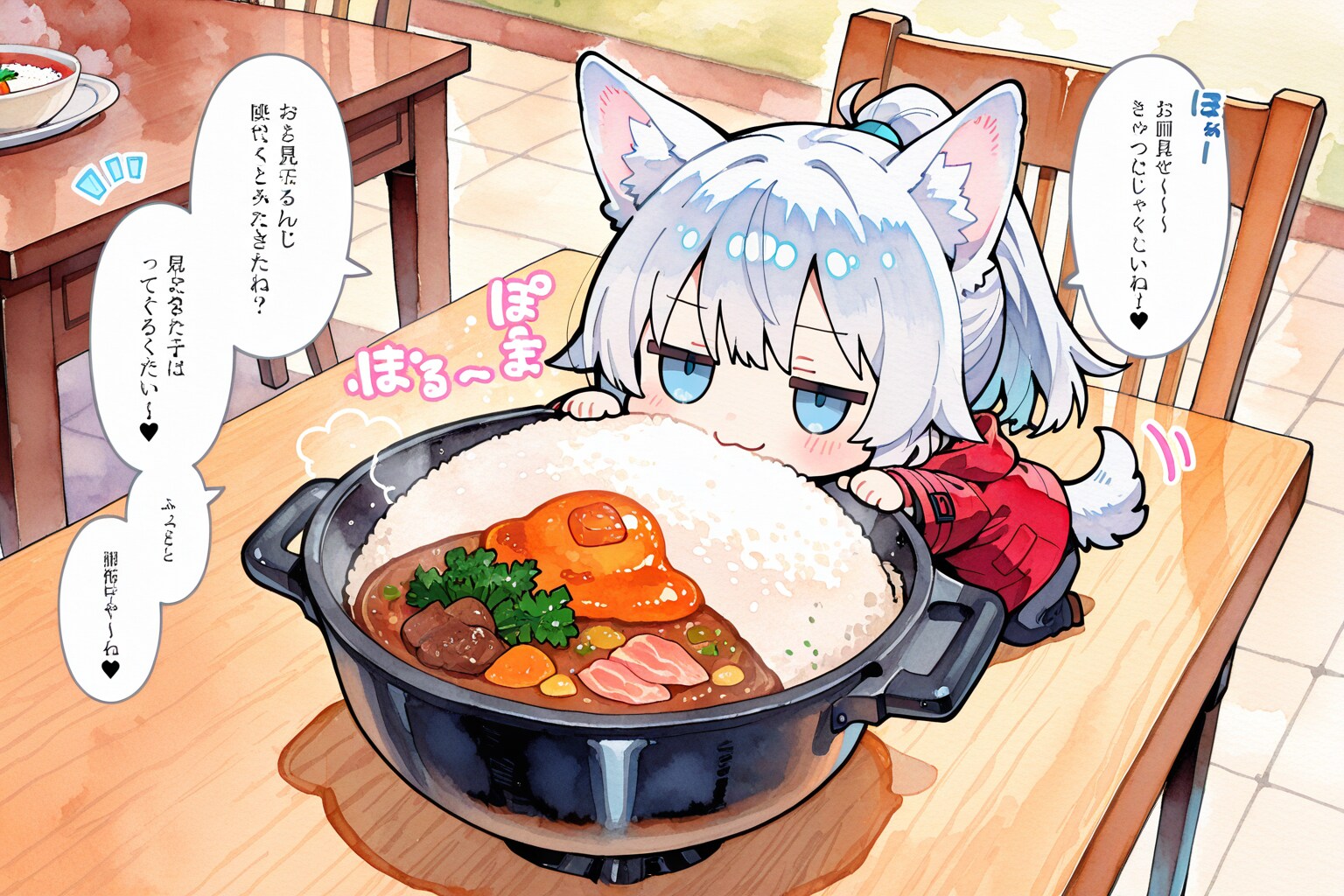 毎月２０日はシチューライスの日 | の人気AIイラスト・グラビア