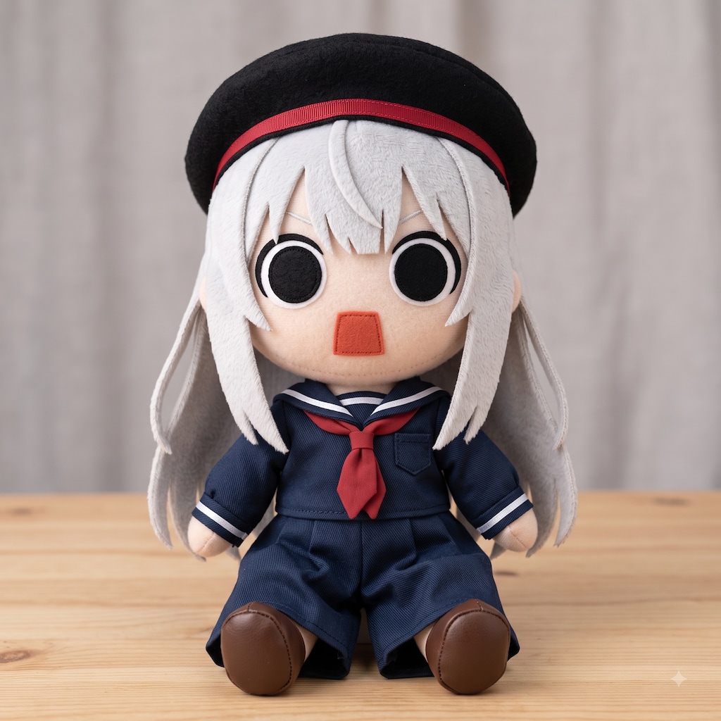 えらいこっちゃ嬢のぬいぐるみ