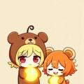 クマちゃんと、くまみかちゃん 2枚目