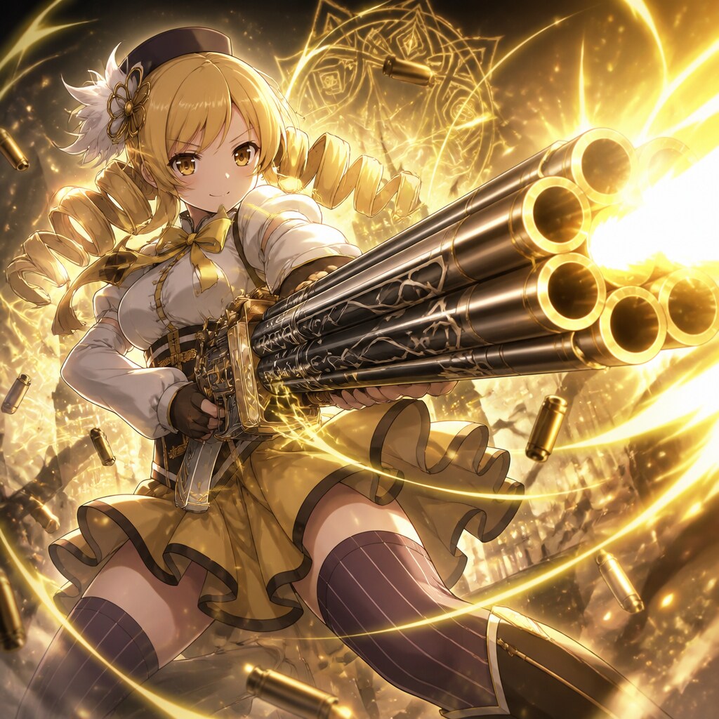 マミにガンつける