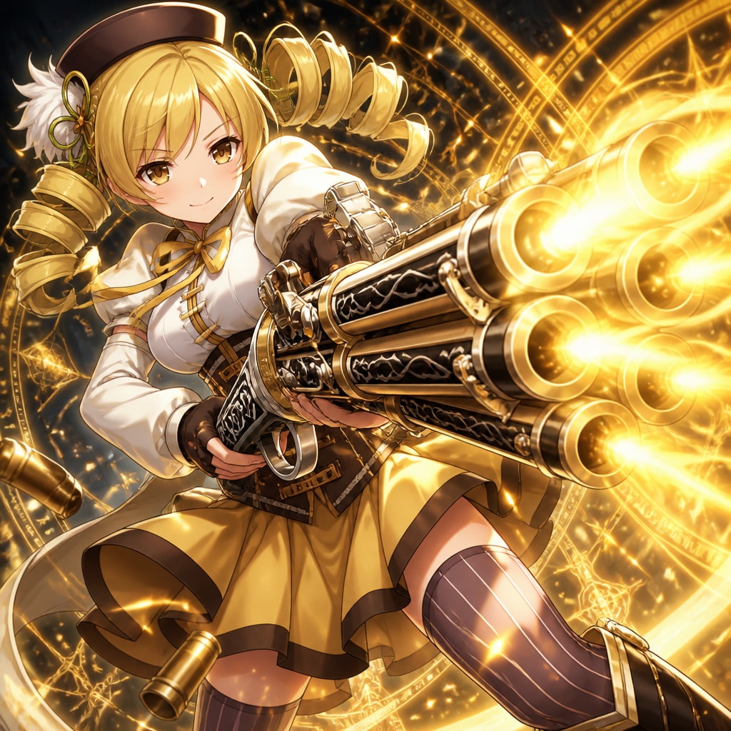 マミにガンつける