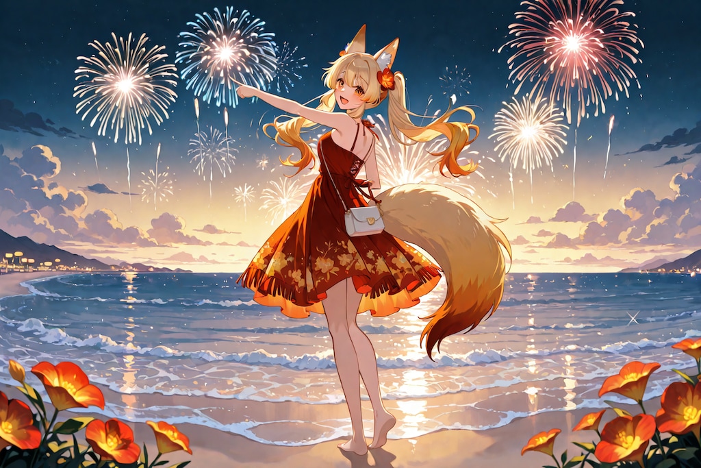 今年はじめての花火大会