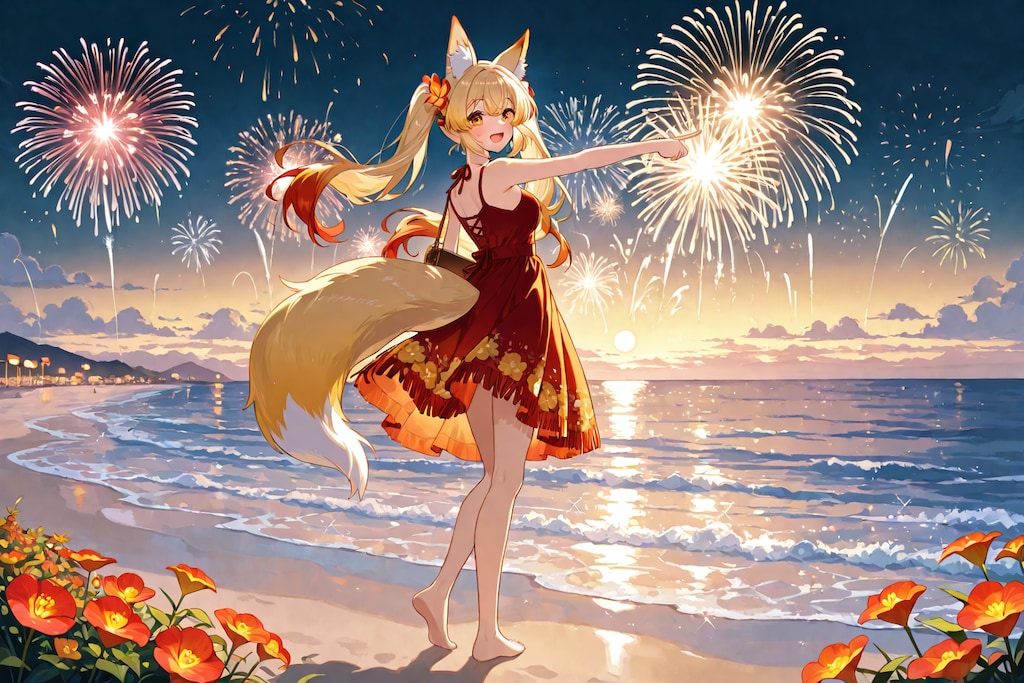 今年はじめての花火大会