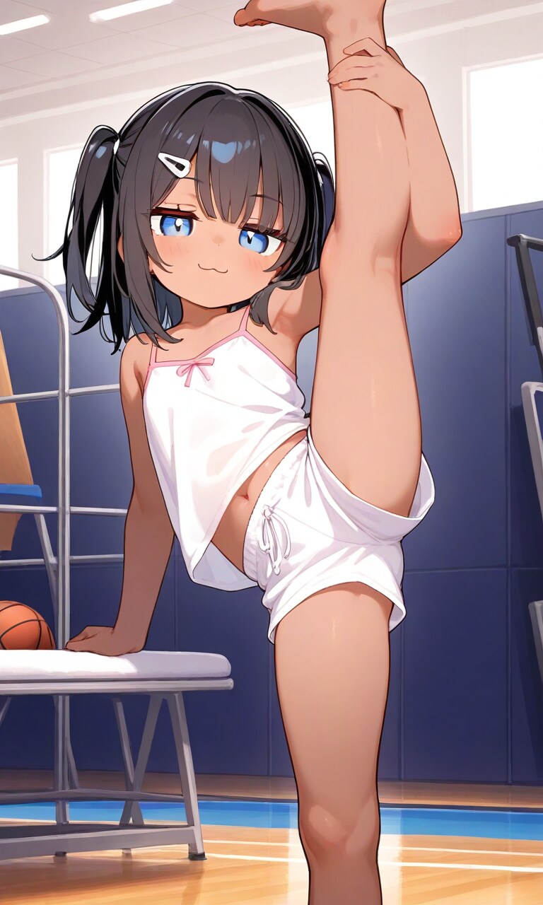 こんなに足が上がるんだよ