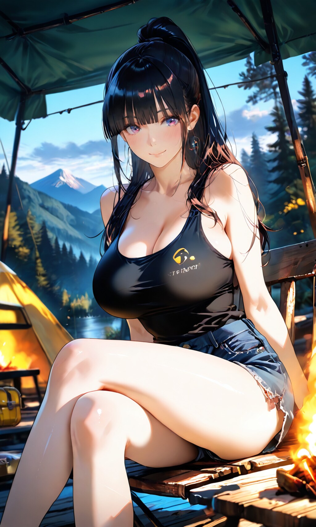 引きこもりだけど美女となら、キャンプに行きてぇ！