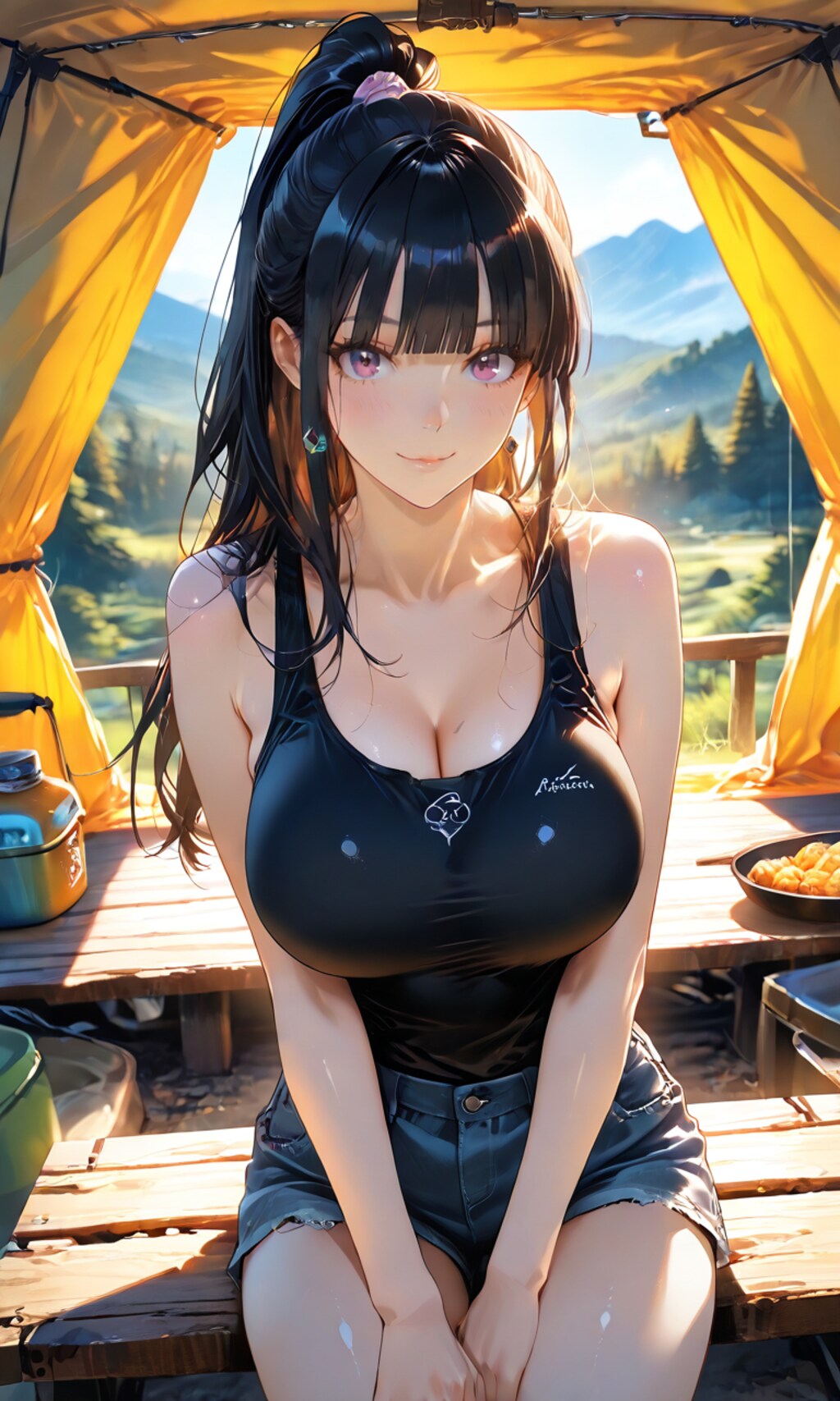 引きこもりだけど美女となら、キャンプに行きてぇ！