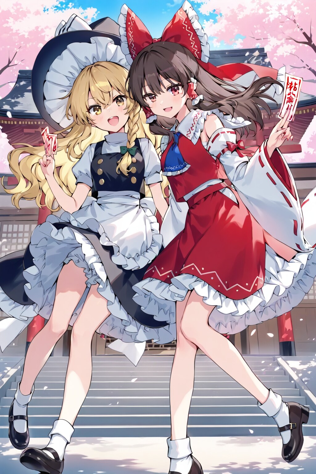 お花見は博麗神社！ | の人気AIイラスト・グラビア