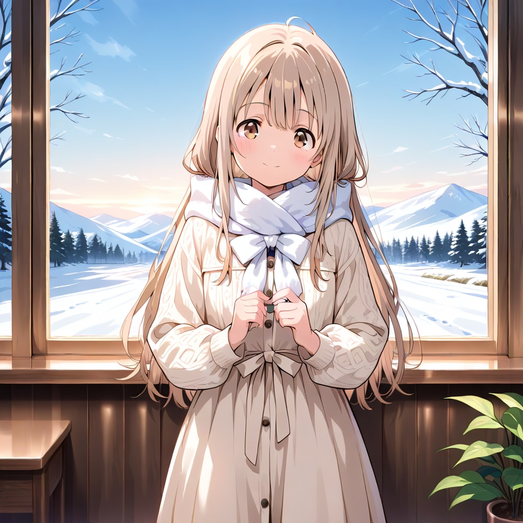 冬の日に温まろうよHARPYと　弾 | の人気AIイラスト・グラビア