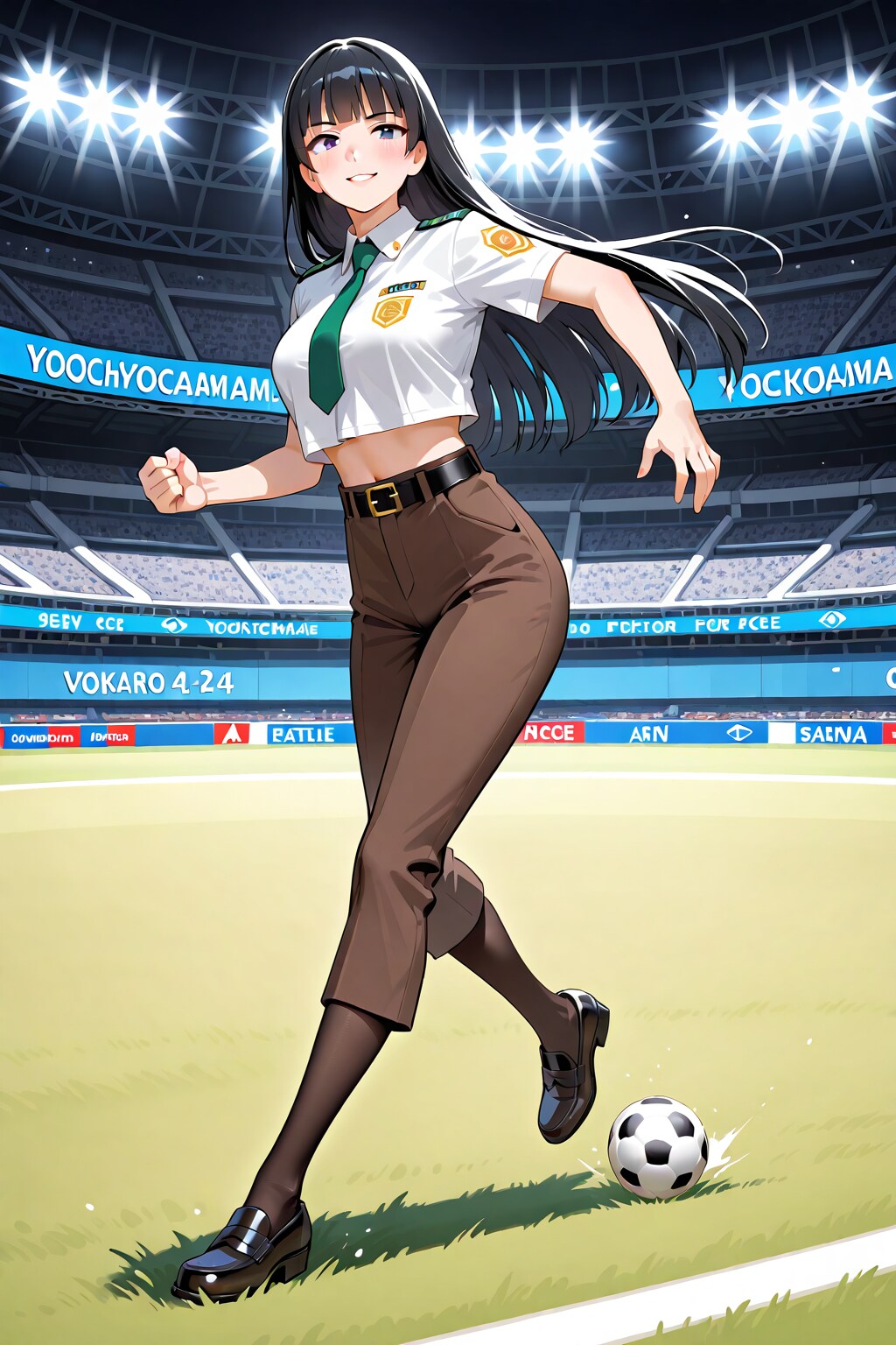 かっこかわいい自衛官武内葵のサッカー