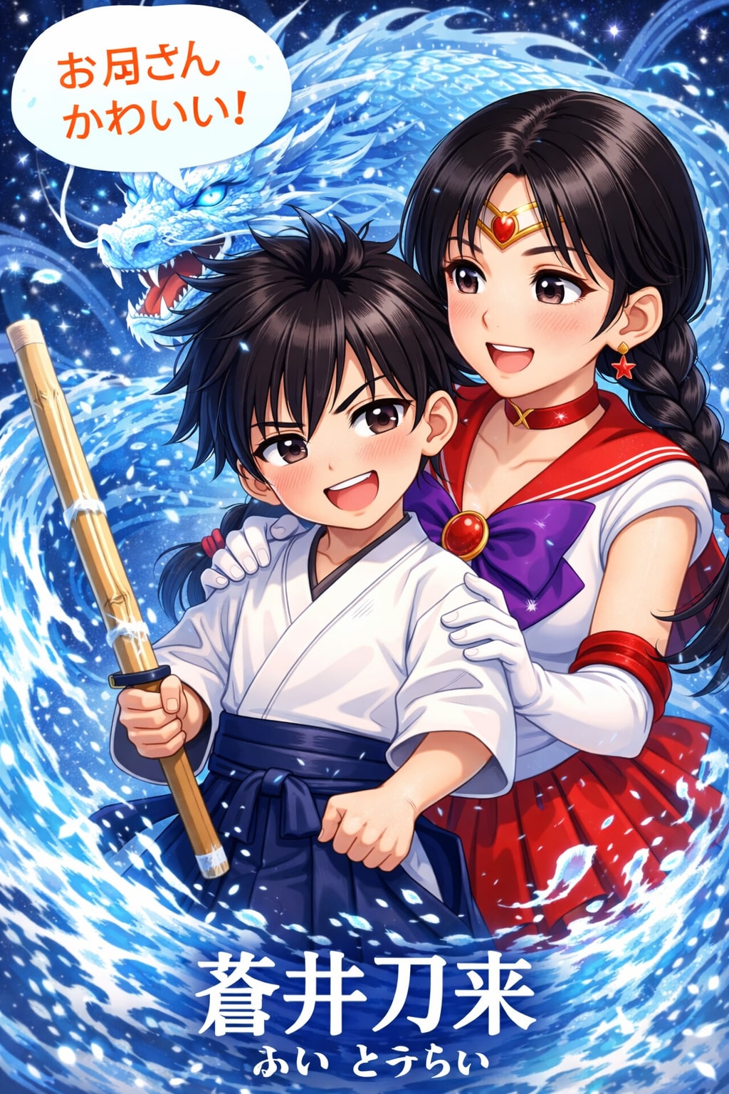 未来ちゃんに新技をプレゼント!!