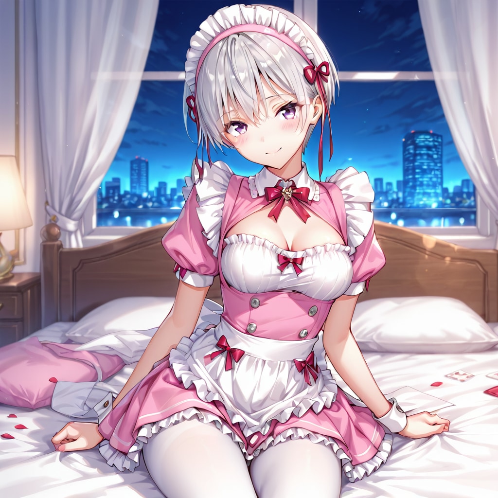 (1118)銀髪ちゃんメイド