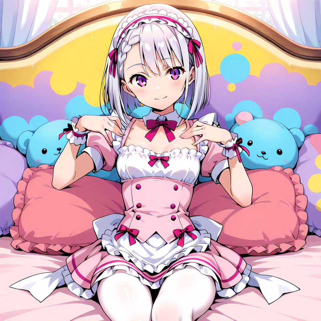 (1118)銀髪ちゃんメイド