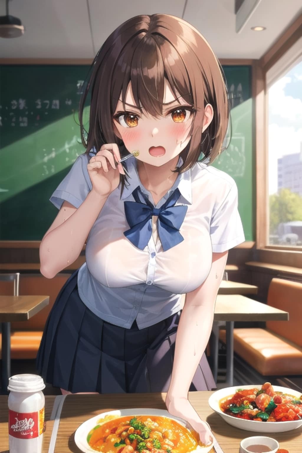 汗と涙のバレーと激辛