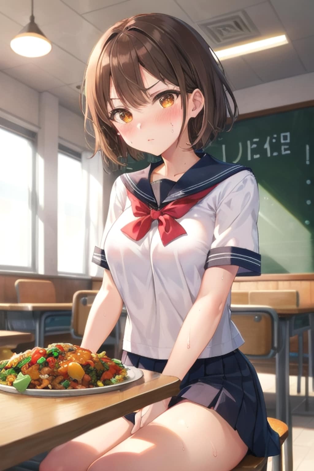 汗と涙のバレーと激辛