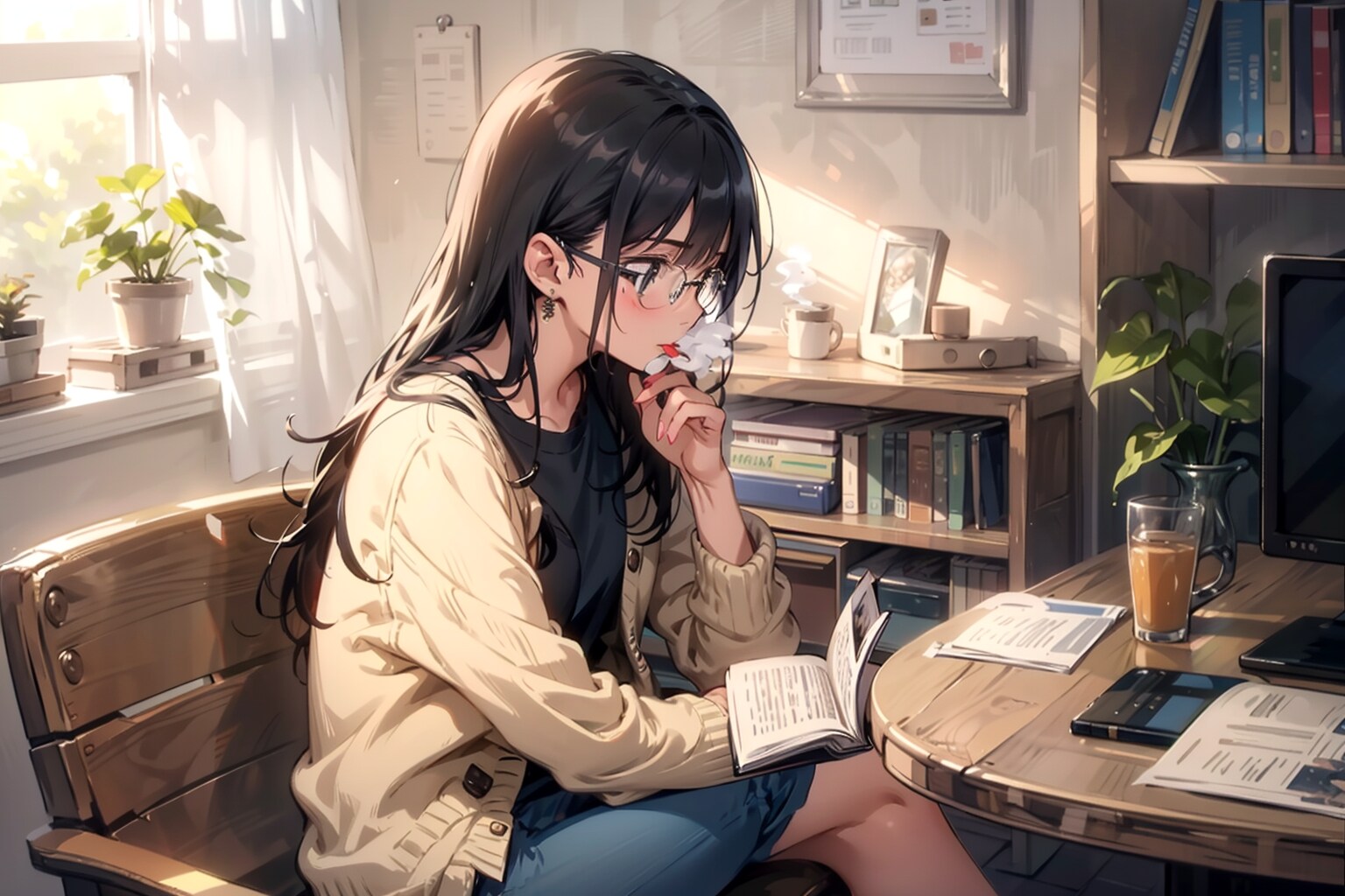 読書🚬🍺🥛