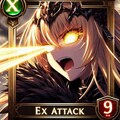 EX ATTACKカード(煌めく瞳の横顔エリザベス 2枚目