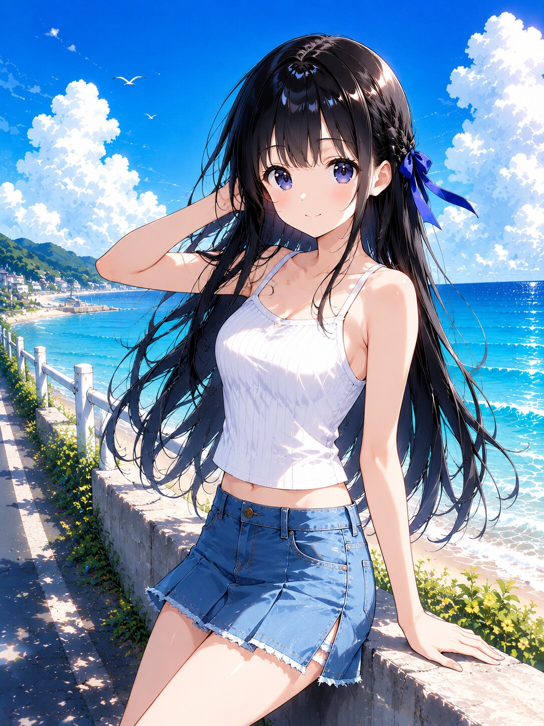 キャミソール女子