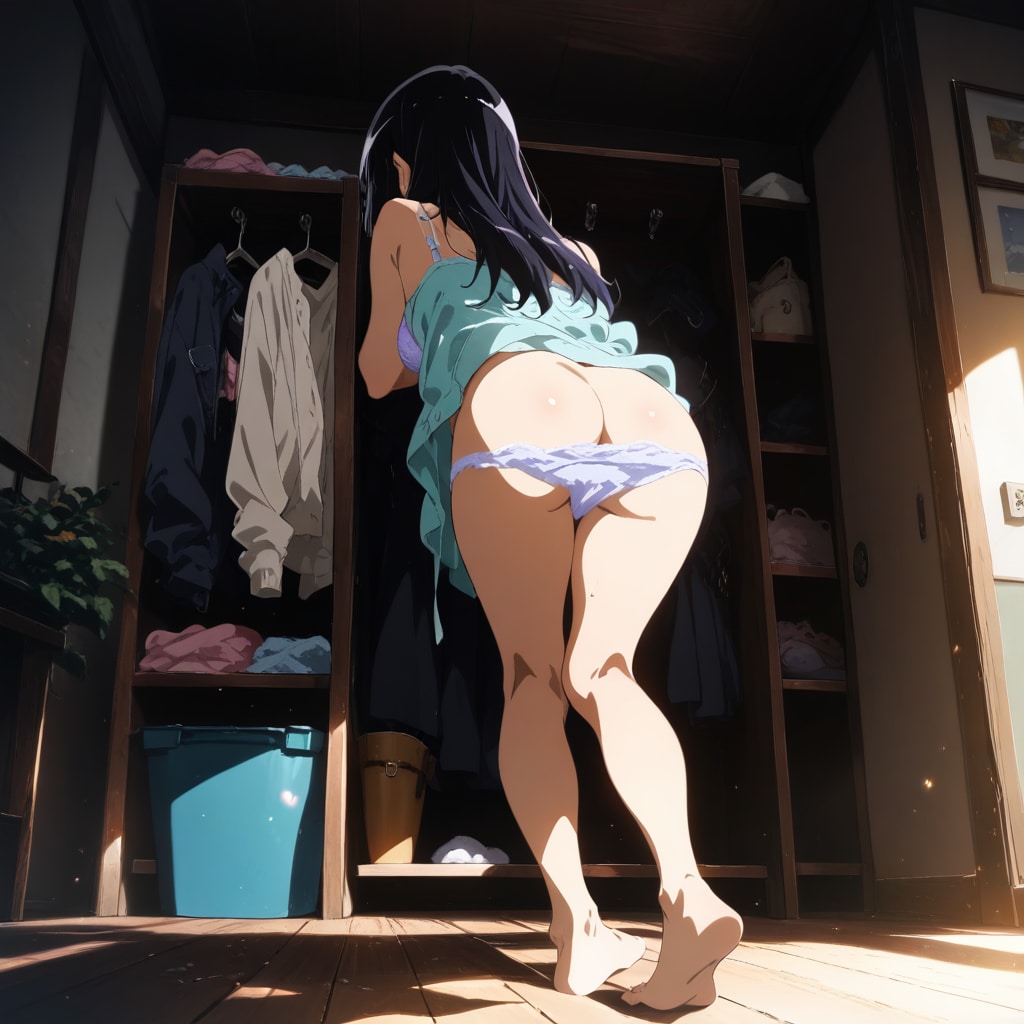 高坂麗奈着替え中