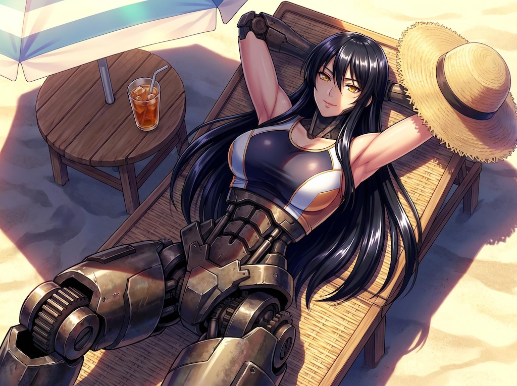 ビーチのサイボーグ