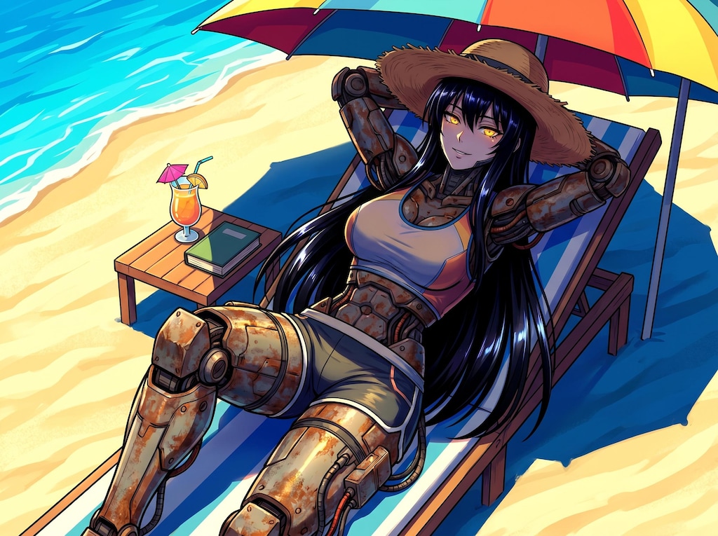 ビーチのサイボーグ