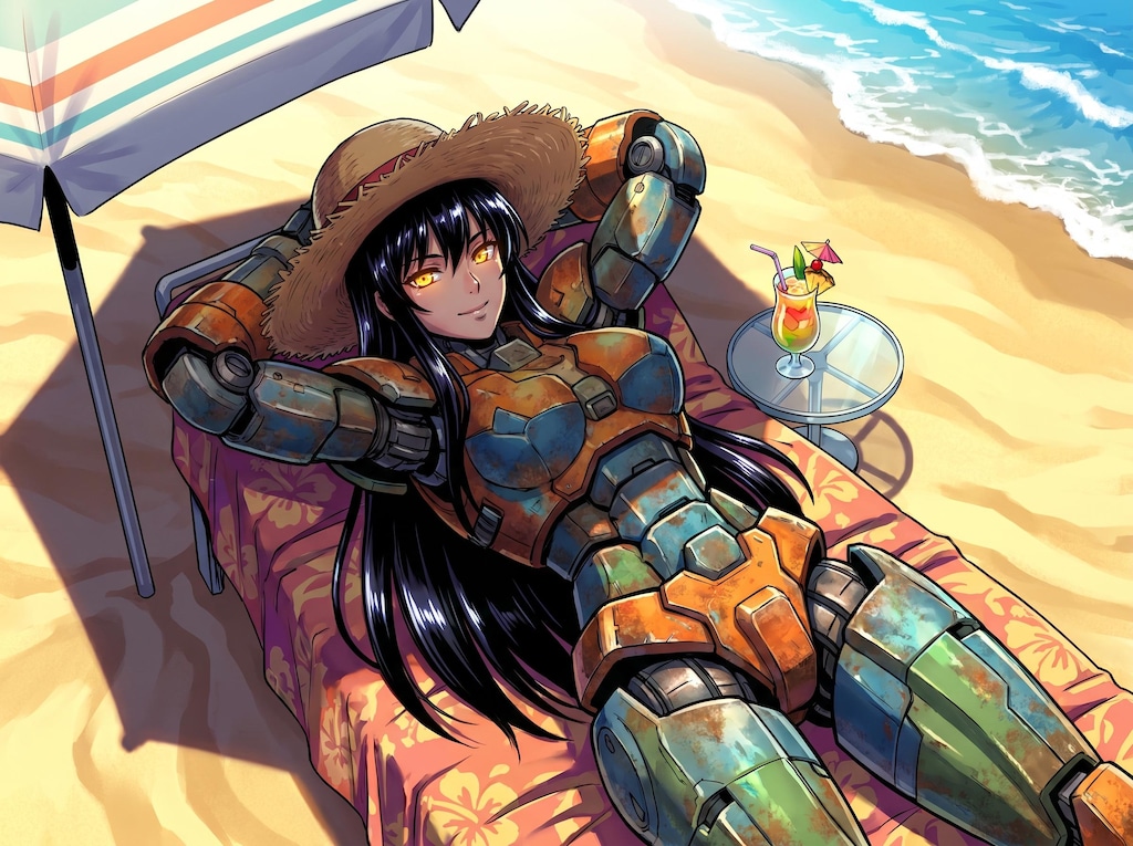 ビーチのサイボーグ