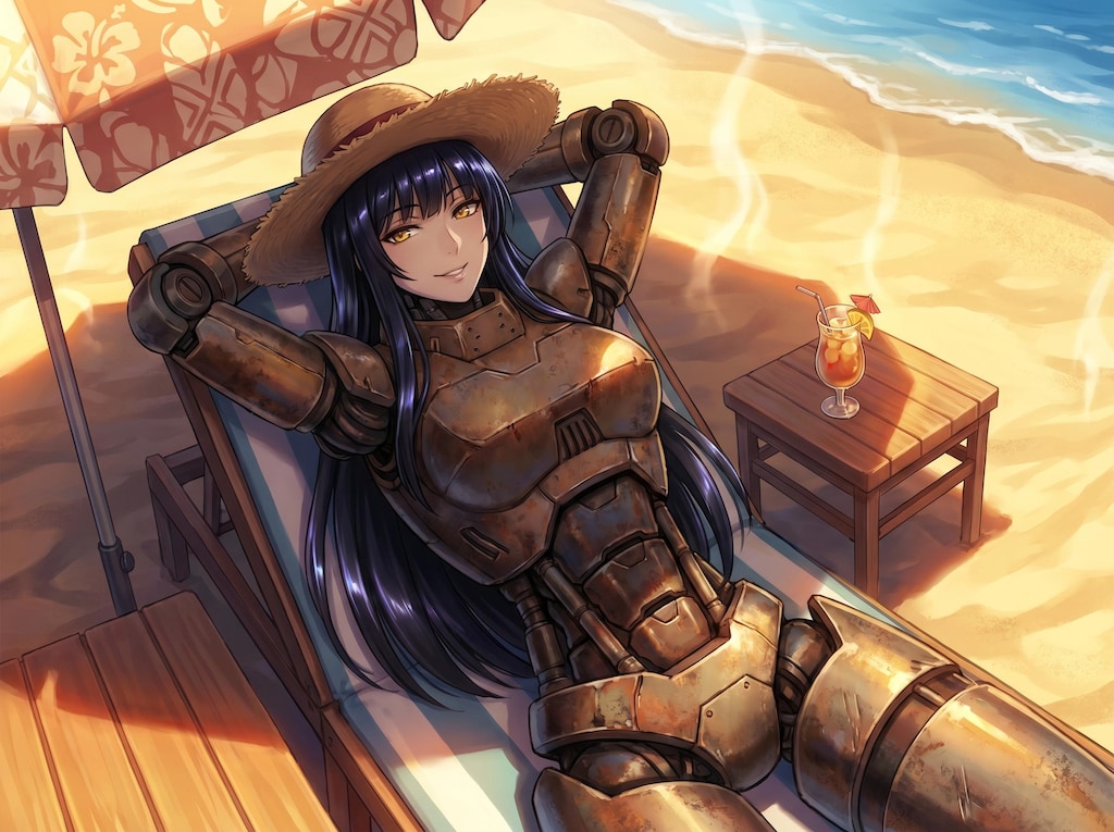 ビーチのサイボーグ