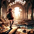 廃墟と少女① 3枚目