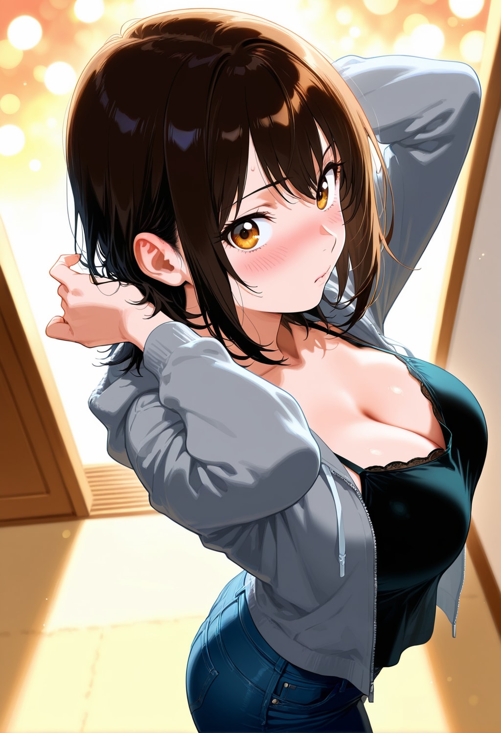 あんまり見ないで…