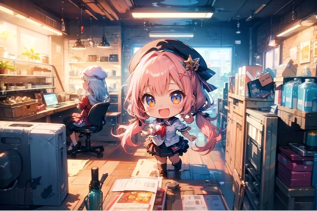 マウスとプロンプトに入力前の練習したヤツ。