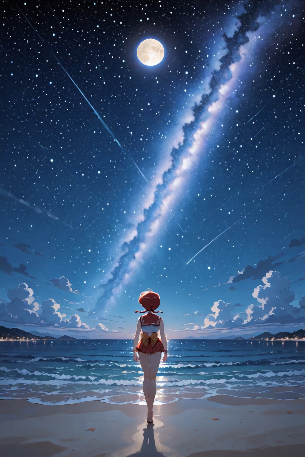 天の川とセーラーらんマーズ | の人気AIイラスト・グラビア