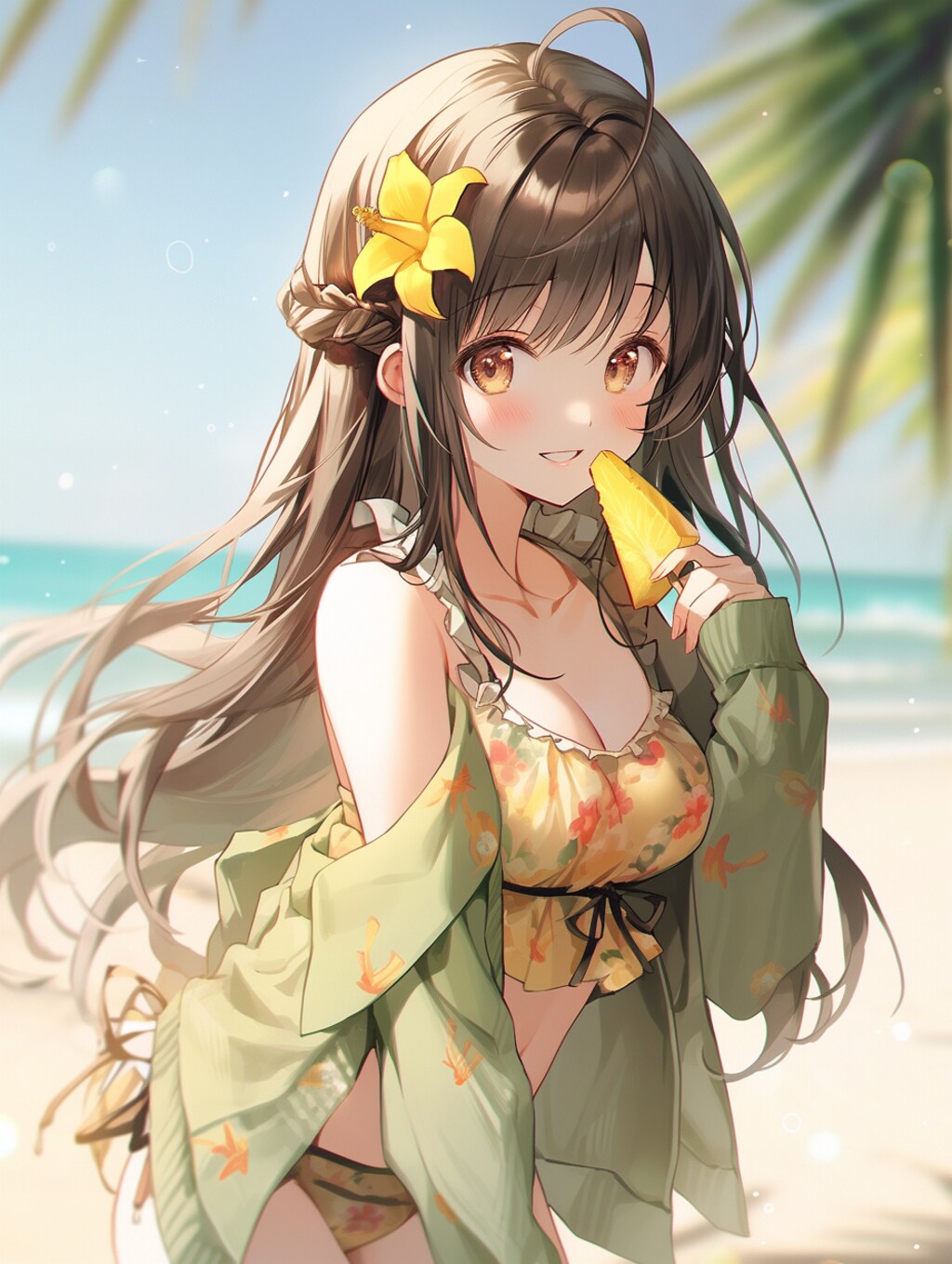 アイスを食べましょう