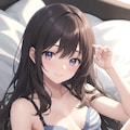 ベッドの上で 3枚目
