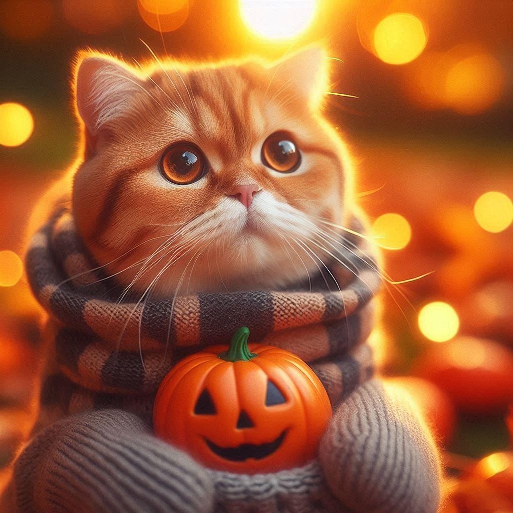 ハロウィン猫
