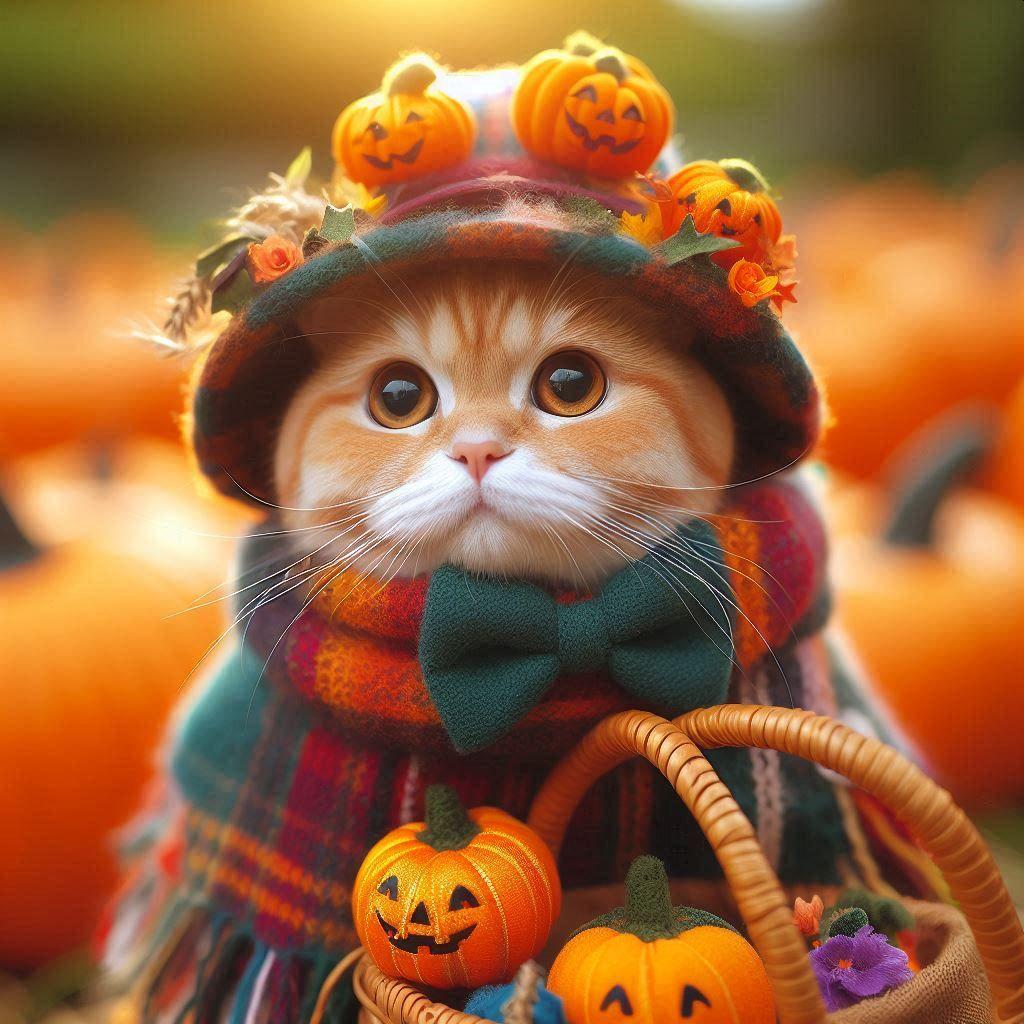 ハロウィン猫 | の人気AIイラスト・グラビア