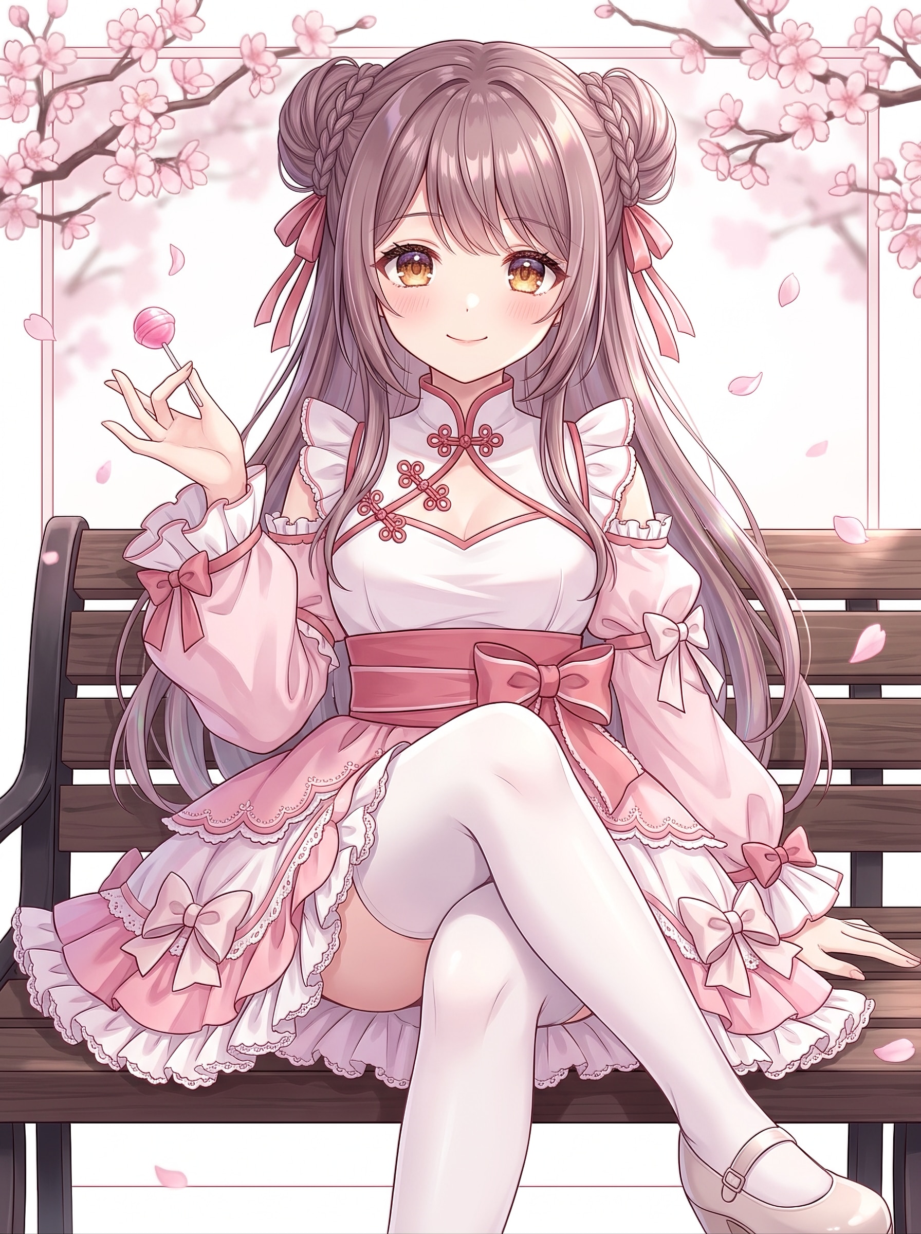 桜霞桃華少女 | の人気AIイラスト・グラビア