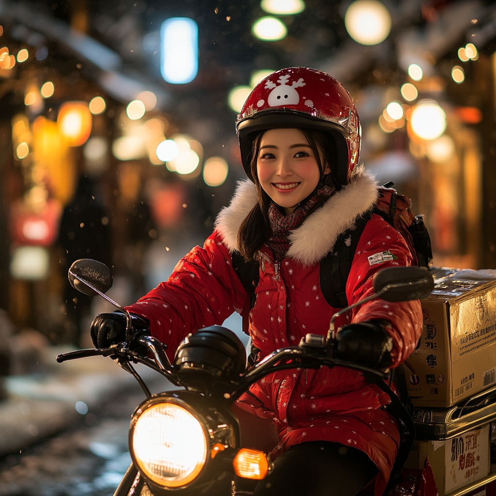 朝までに配達しなきゃ