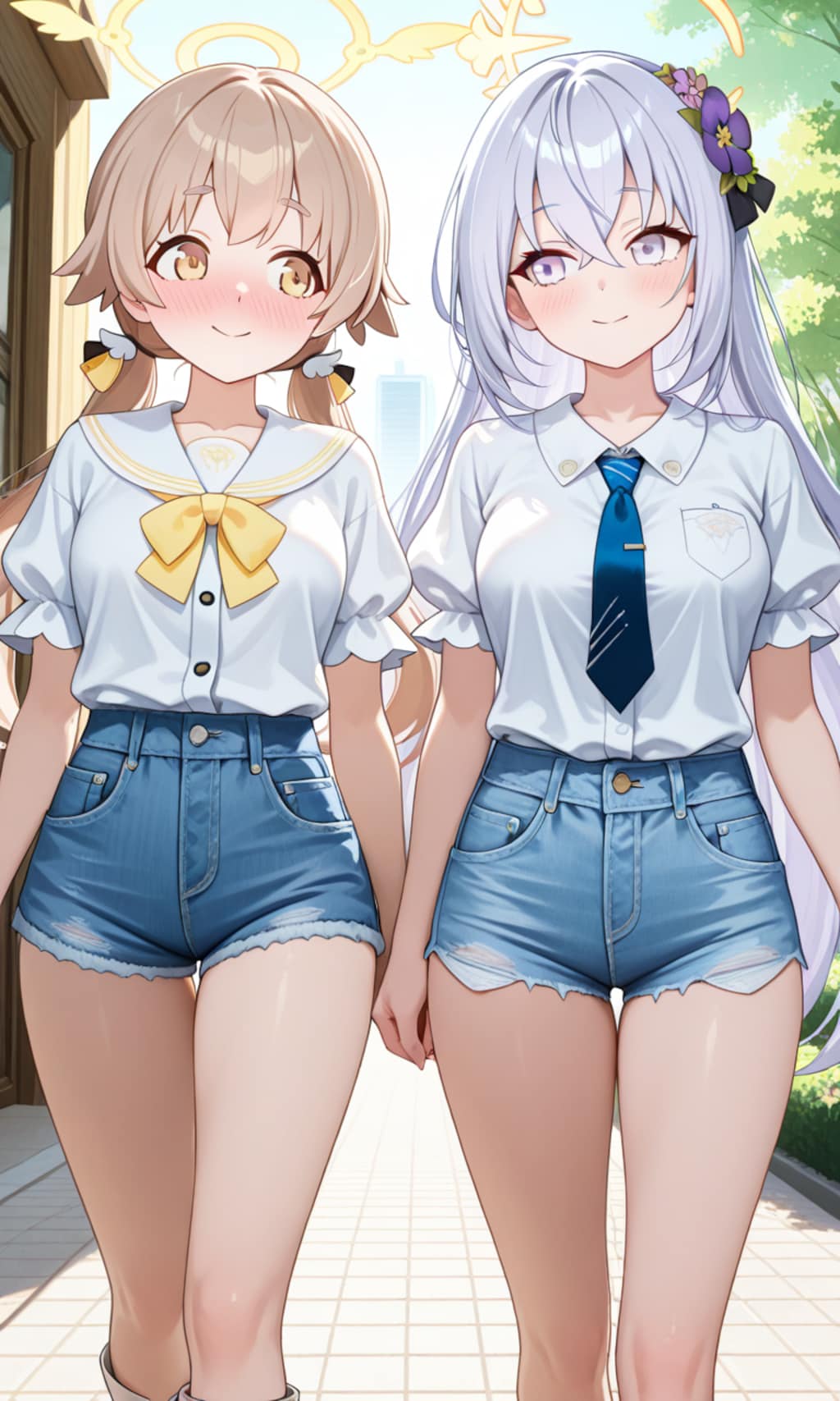 ヒフミとアズサ　夏私服2-6