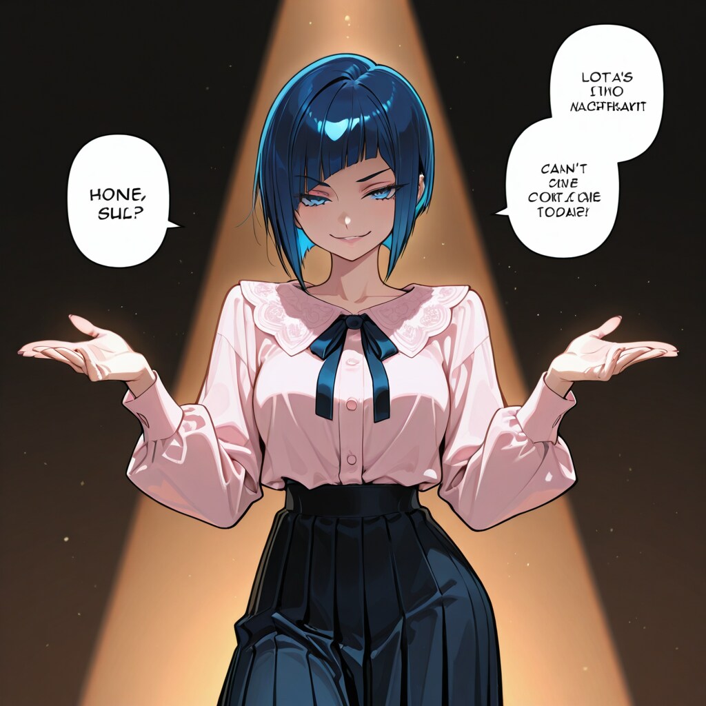 ヤレヤレポーズで名言。