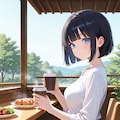黒髪栞さん 2枚目